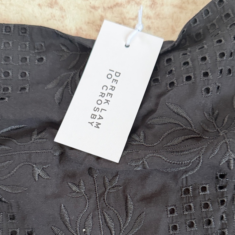 10 Crosby Derek Lam Black Mini Dress - Picture 3 of 7